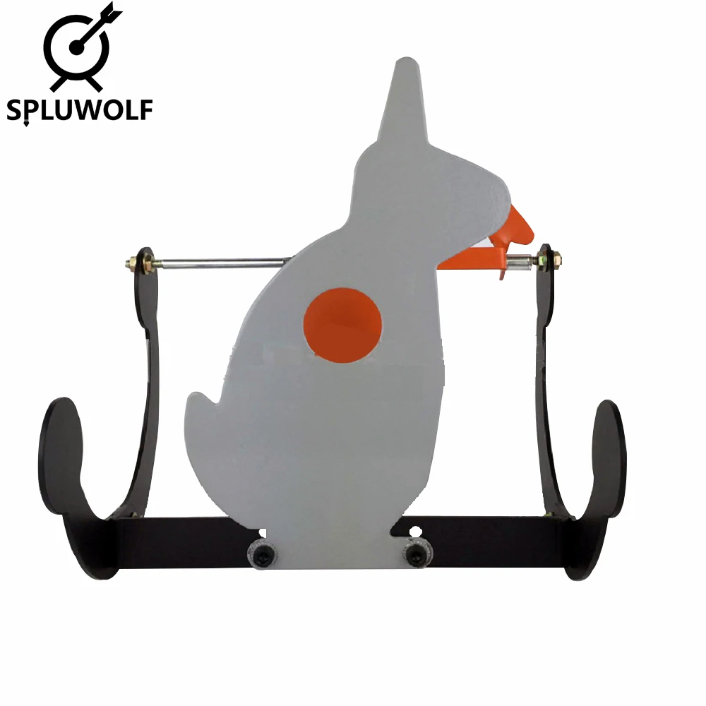 

Металлический стакан в форме кролика, автоматический самосброс, стальная цель, стрельба, Охотничья тренировка