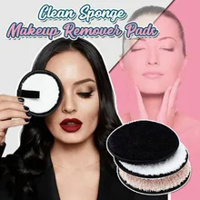 OutTop набор из 3 предметов подушечки из микрофибры для снятия макияжа подушечки из микрофибры для чистки лица плюшевая пуховка полотенце для очистки лица многоразовое