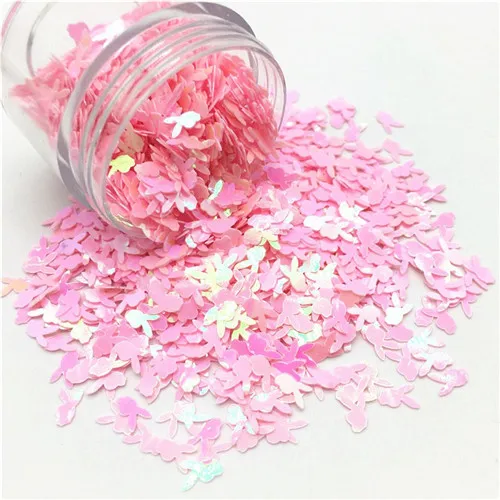AB pink 5 мм Кролик Форма ПВХ свободные блестки пайетки для дизайна ногтей маникюр ремесла DIY шитье свадебные конфетти украшения 10 г - Цвет: AB pink
