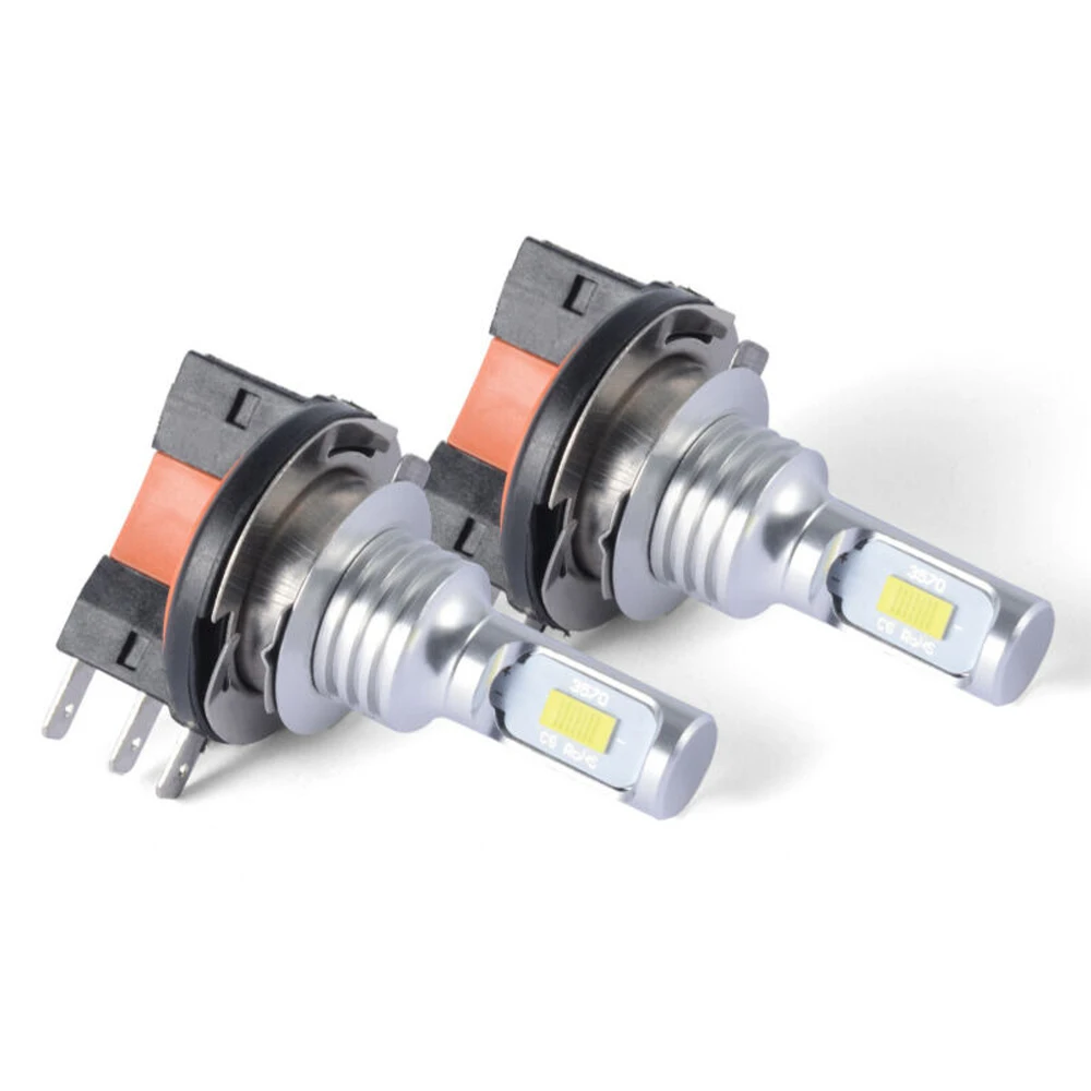 2Pcs 4300K 8000K H4 H7 H11 H15 LED Headlight High Beam Day Time Running Light Head Front Lamp for Audi For Mercedes For Golf led car lights led lights led headlights led car headlights car headlamps