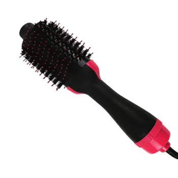 

Electric Hot Air Curling Iron Comb Plastic Hair Dryer Volumizer Professional 2-in-1 Blow Dryer Hair Brush Styling Tools