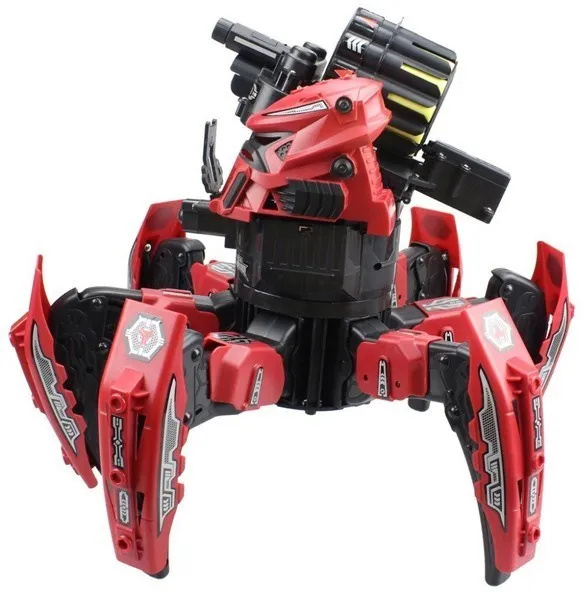 Радиоуправляемый робот-паук Space Warrior с дисками и лаз. прицелом KY9005-1
