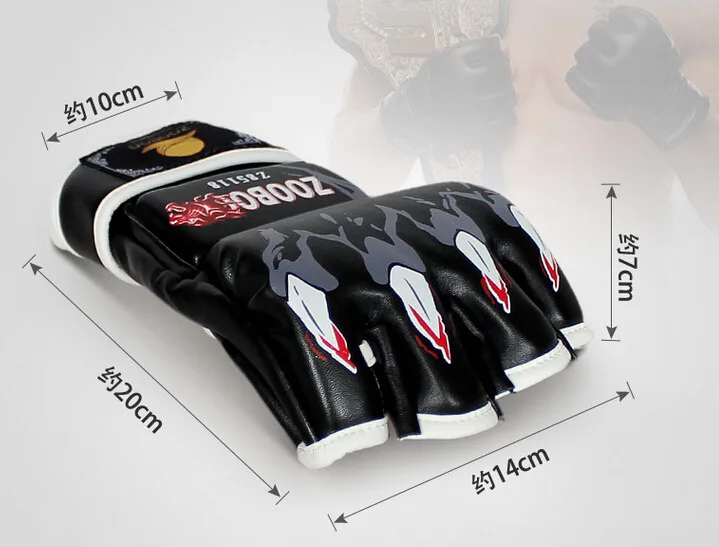 Перчатки для бокса, Санда, перчатки для бокса, фитнеса, толстые перчатки с когтями тигра