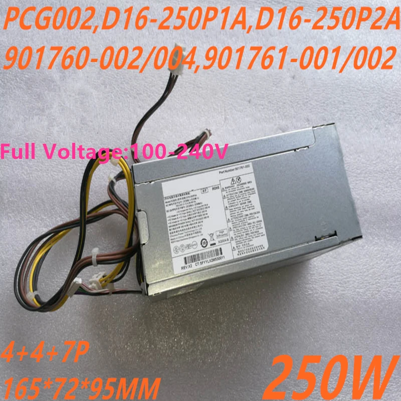 New Original PSU For HP 480 400 G4 280 282 600 800 G3 4Pin 250W Power Supply PCH022 PCG002 D16-250P1A D16-250P2A 901760-002 | Компьютеры и