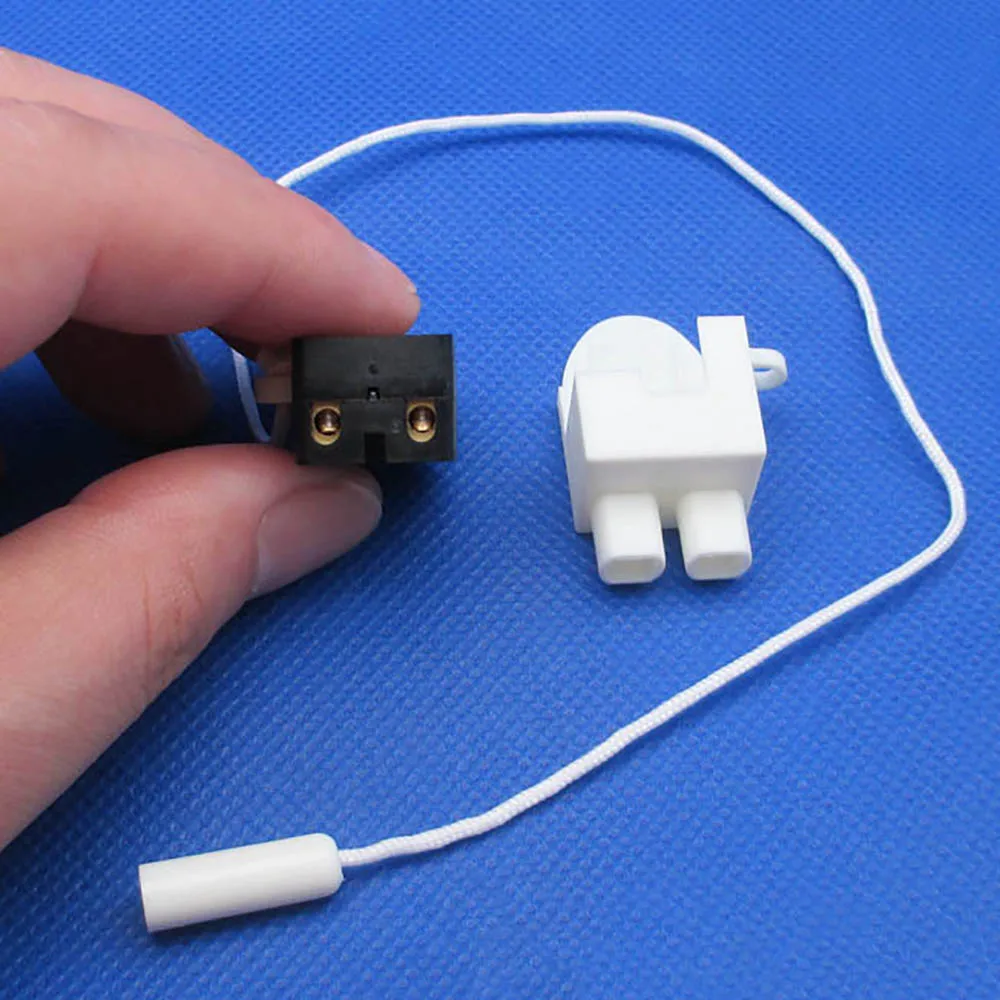  2pcs/set Wall Light Pull Cord LED Bulb Cabinet Closet Lamp Pull Cord Small Switch Replacement With  - 4000212250137