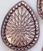 Taidian rose gold Resin Cabochon Resin sew on rhinestone For Native Bead work 20*50MM 50PCS/LOT - Color: teardrop