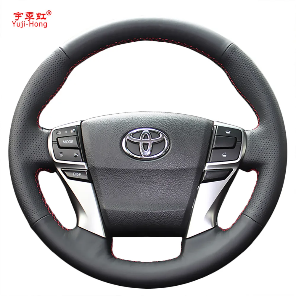 Чехол для Toyota Mark X 2009-2019 / Reiz черный чехол на руль из искусственной кожи |