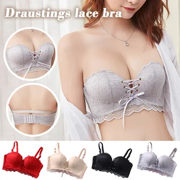 

Push up Lace Bra No Underwire Seamless Soft Adjustable Bra Women Underwear J55