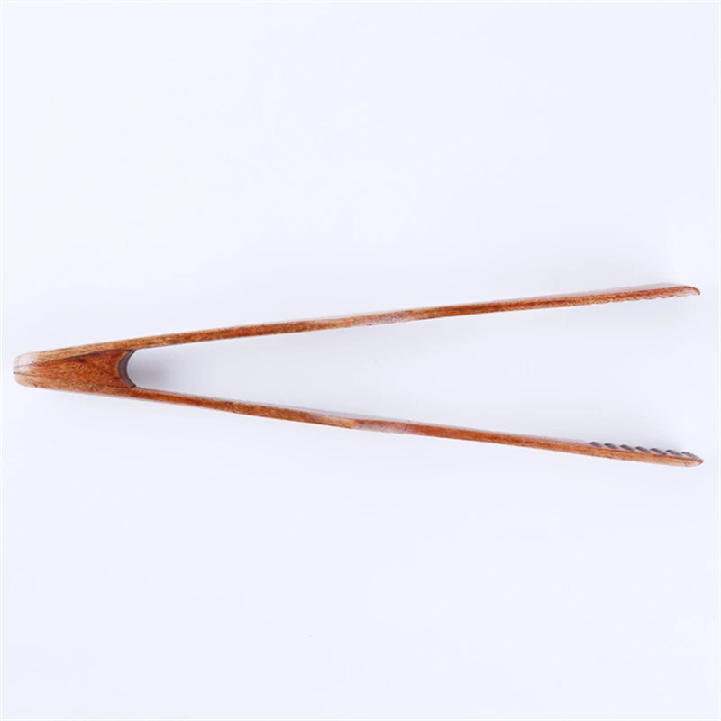 Wood Cooking Kitchen Tongs Food BBQ Toolhome kitchen Utensil Salad Bacon Steak Bread Cake Wooden Clip Accessories