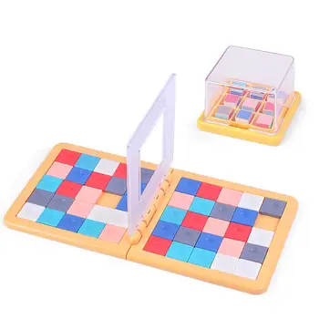 

Interactive Colorful Block Funny Game Cube Magic Toys Educational Games Develop Brains Intelligent Kids Adults Family Party
