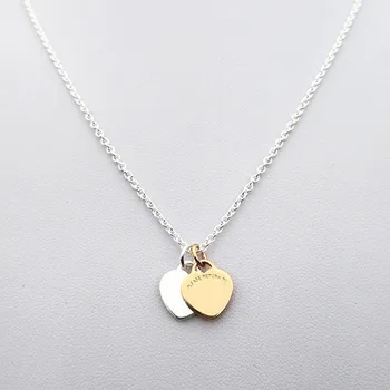 

Ms S925 pure silver classic heart-shaped pendant clavicle necklace euramerican popularity valentine's day gift