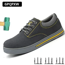 Легкие рабочие ботинки для отдыха на открытом воздухе г. модная Нескользящая защитная обувь противоскользящая обувь для ремонта проколотых шин