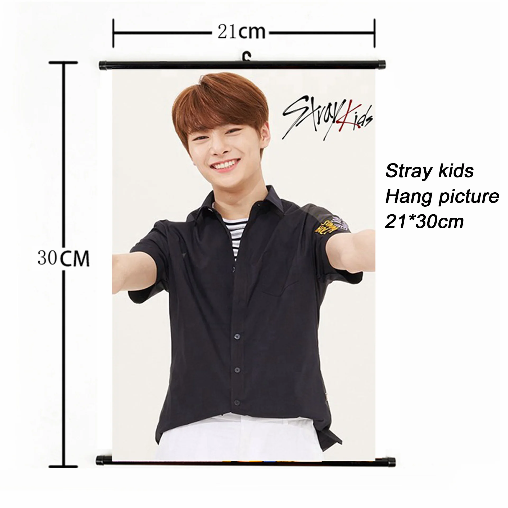 Модный Kpop Stray Kids повесить paintng 21*30 см плакат страй дети подписи альбом Фотокарта плакат вентиляторы коллекция Канцелярский набор