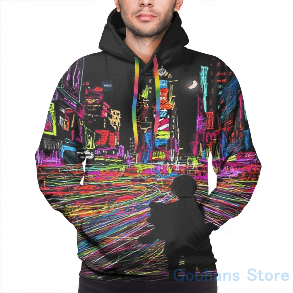 Sudadera con para y mujer, ropa de calle informal con estampado de lobo solitario divertido|Sudaderas con capucha y sudaderas| - AliExpress