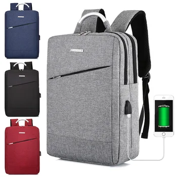 

15.6 Inch Laptop Backpack Teenager Male Mochila USB Charging Anti Theft Backpack Travel Waterproof School Bag