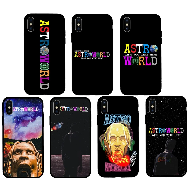 Чехлы для телефона Travis Scott Astroworld Sicko Mode мягкий матовый силиконовый чехол оболочка