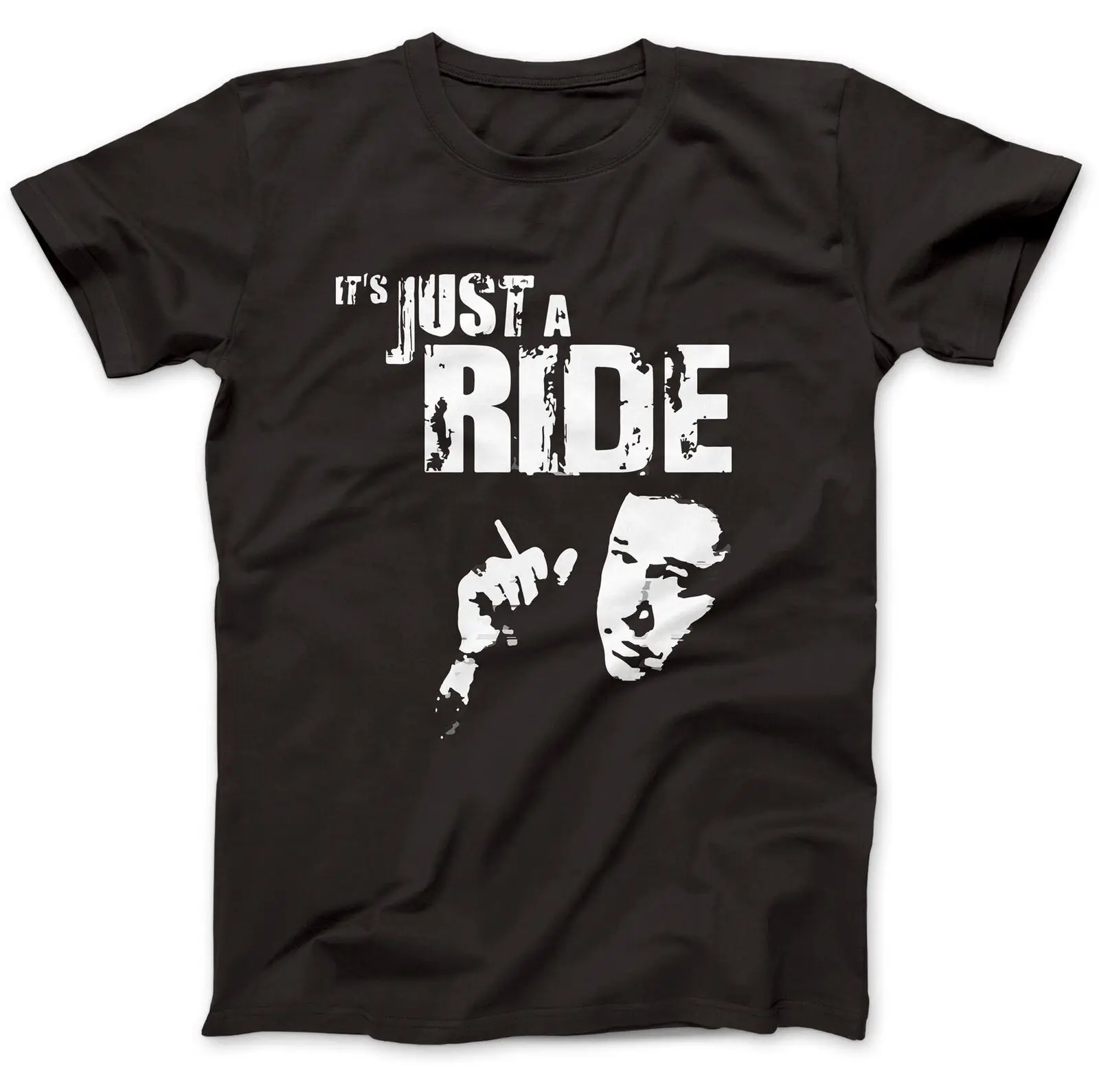 Футболка с надписью Just A Ride и Bill Hicks Inspired из 100% хлопка |