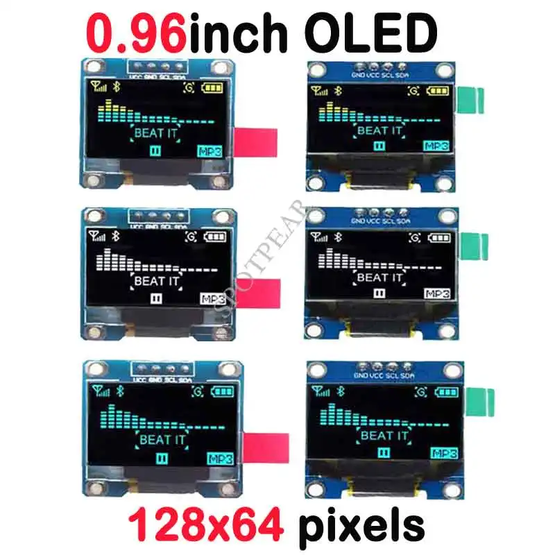 0.96 ġ OLED  ÷   Ķ  Ķ 0.96 ġ OLED  I2C IIC