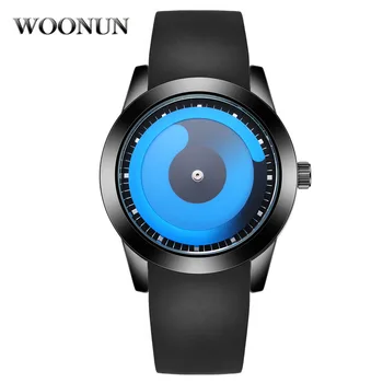

2020 Luxury Casual Silicone Watches For Men Waterproof Sports Rotate Quartz Watches New Creative Men Watches reloj para hombre