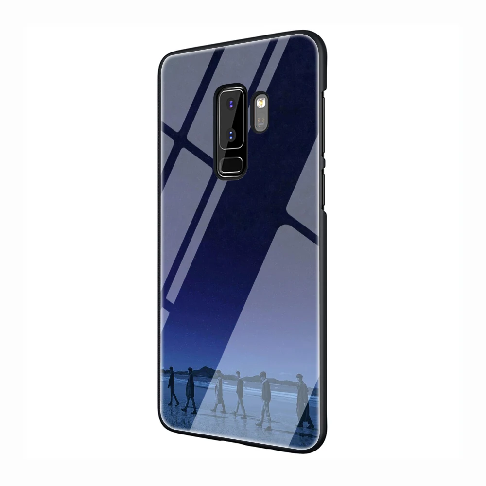 G7 EWAU BTOB K Pop Band закаленное стекло чехол для телефона samsung Galaxy S7 edge S8 9 10 Plus Note 8 9 10 A10 20 30 40 50 60 70 - Цвет: G7
