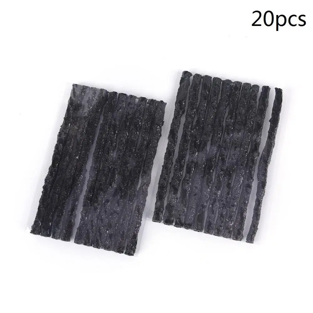 20x Black Universal Quick Tubeless Tire Tyre Puncture Repair Strips Plug Car cycling bicycle