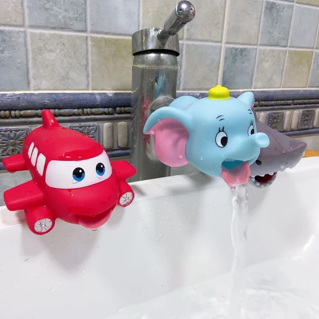 Bath Spout Cover - Faucet Cover Baby - Tub Spout Cover Bathtub Faucet Cover  for Kids -Tub Faucet Protector for Baby - Silicone Spout Cover Blue  Elephant - Kids Bathroom Accessories 