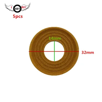

I KEY BUY 5 Pieces Tweeter Speaker Spring Pads Flat Foot 32 MM 14 MM 2 MM Spider Cloth Damper Repair Accessories