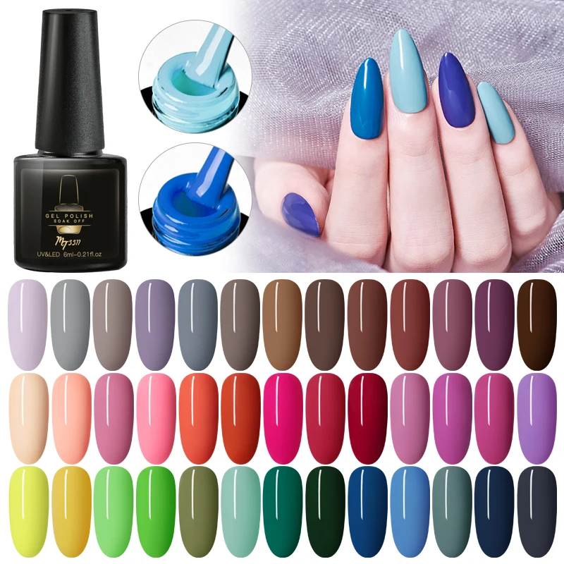 Mtssii Гель-лак для ногтей набор цветов гелевая основа верхнее покрытие Набор для маникюра гибридные ногти цвет Vernis Полупостоянный УФ-гель для ногтей