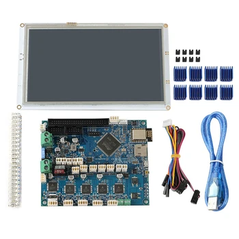 

Clone Duet 2 Wifi V1.04 DuetWifi Advanced 32 Bit Electronics Motherboard with 7 Inch 7I Integrated Paneldue Press Sn for BLV