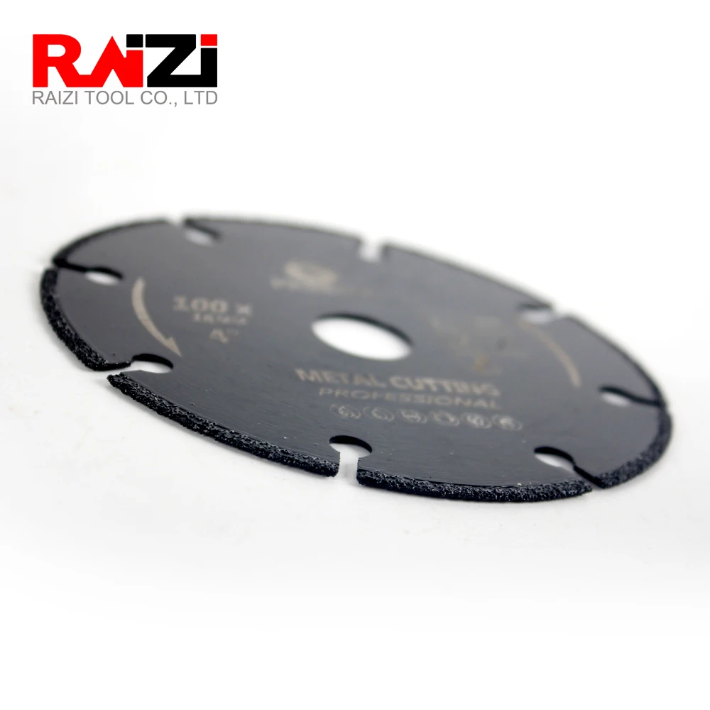Raizi 100/115/125mm режущий диск для металла пильный диск для угловая шлифовальная машина, нержавеющая сталь, Алюминий алмаз металлический диск