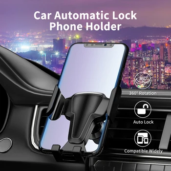 KISSCASE Car Phone Holder Stand Air Vent Mount Cell Phone Holder For iPhone 11 Max Samsung