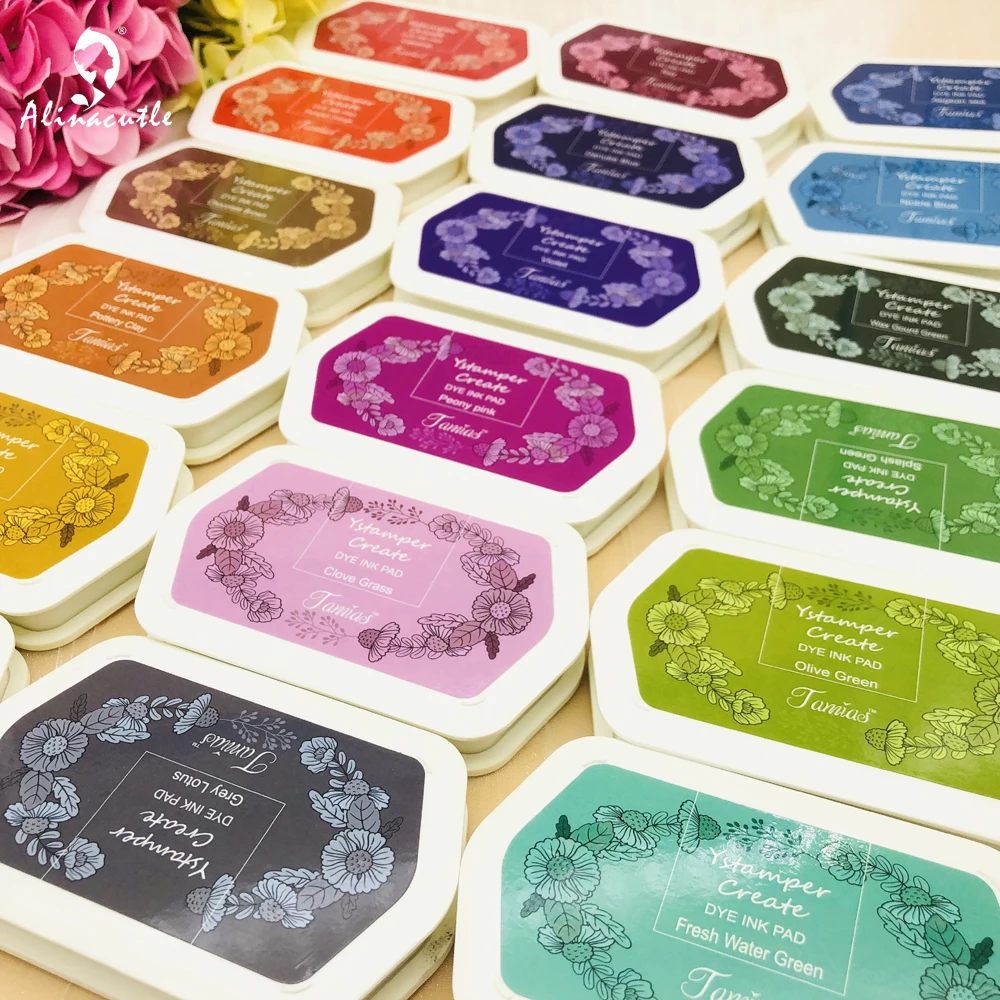 Large DYE Ink Pad, Stamps Partner, Diy Color Craft Ink Pad for Stamps