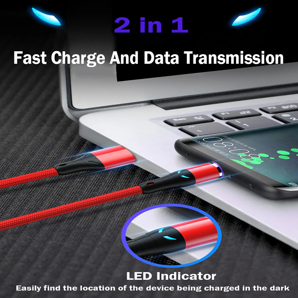 5A супер быстрая зарядка Магнитный кабель для iPhone 11 Xiaomi huawei samsung Micro Usb type C