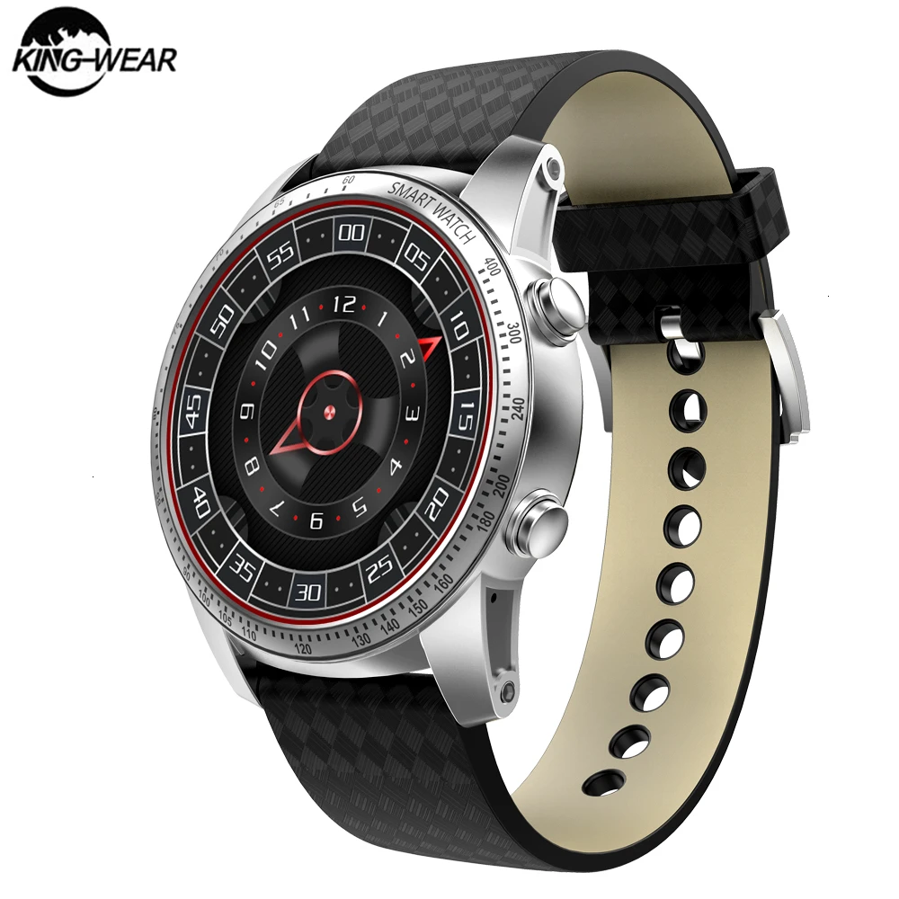 KingWear KW99 PRO Smartwatch телефон Android 7,0 мужские часы MTK6580 четырехъядерный 16 Гб rom монитор сердечного ритма 3g gps шагомер бизнес