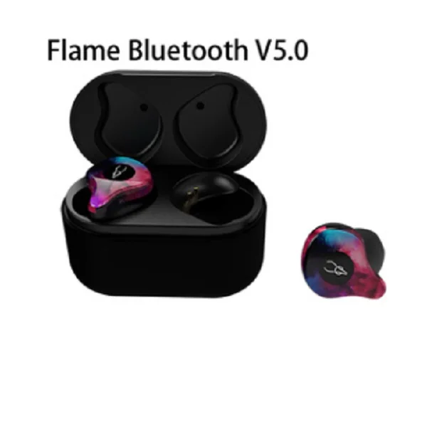 Sabbat X12 Pro TWS Bluetooth 5,0 мини невидимые наушники беспроводные IPX5 спортивные Hifi наушники с зарядной коробкой - Цвет: Красный