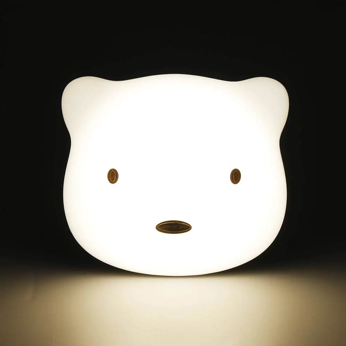 

Cute LED Night Light Touch Switch 3 Color Light Bear Shape Stable Light Source Beside Lamp USB Living Room Bedroom Lighting