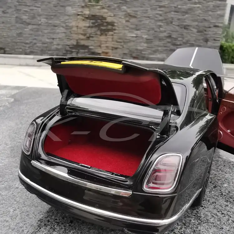 Литая под давлением модель автомобиля почти настоящая Bentley Mulsanne w. O. Издание Mulliner 1:18+ маленький подарок