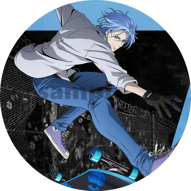 Anime SK8 The Infinity Cosplay Badge Miya RekI Snow Cherry Blossom Brooch Pin Accessories For Clothes Backpack Decoration gift