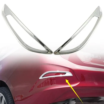 

Car Exterior Accessories Rear Fog Light Lamp Cover Trim Chrome Bumper Reflector Cover for Chevrolet Cruze 2017-2018
