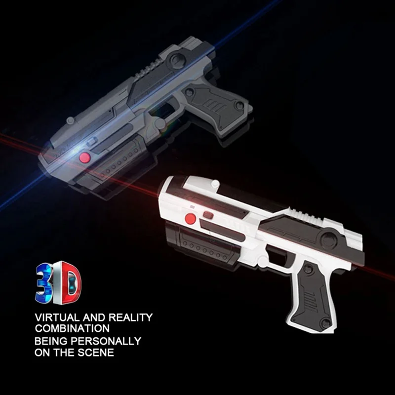 Горячая-VR игра AR пистолет стрельба игры смартфоны Bluetooth управление игрушка для IOS Android пневматические пистолеты черный и белый