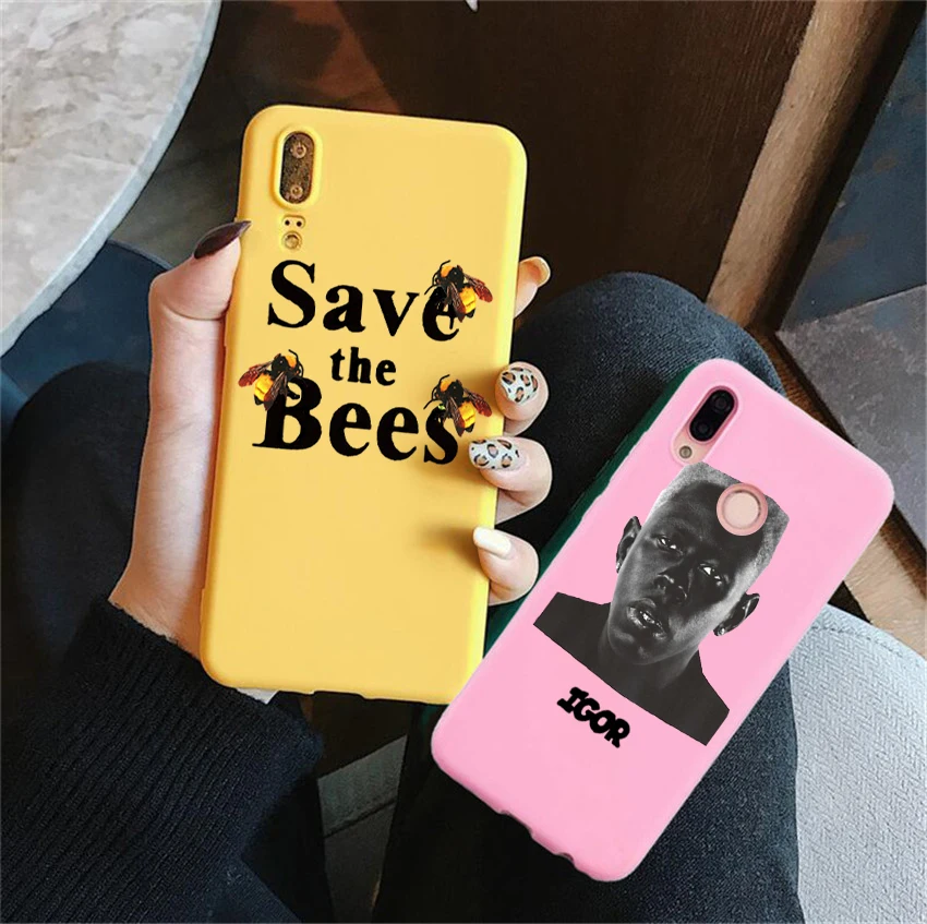 

flower boy tyler the creator Candy Color Case for Huawei P10 P20 P30 MATE 10 20 GOLF Tyler The Creator Smart Soft Silicone Case