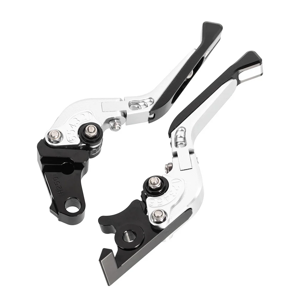 Для Suzuki GSXR600 GSXR750 2006- GSXR1000 2009- Складные Выдвижные Тормозные Рычаги сцепления мотоциклетные регулируемые ручки - Цвет: Silver