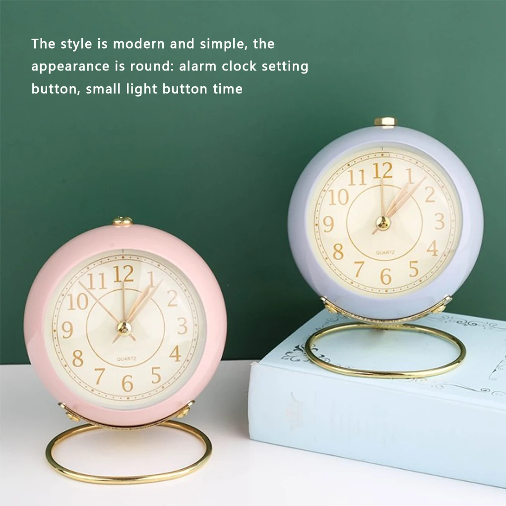 Nordic Style Electronic Clock Bedside Student Small Alarm Clock for