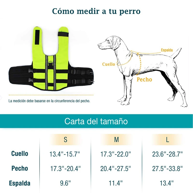 SEWS-Dog Life Jacket - Folding Dog Life Vest, Portable Airbag Dog Swimming Jacket Vest