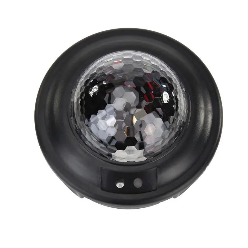 LED Magic Ball Lamp 90 Type Voice Control Halloween Stage Effect Projector Easy To Install Rotate Light Rapid Heat Dissipation