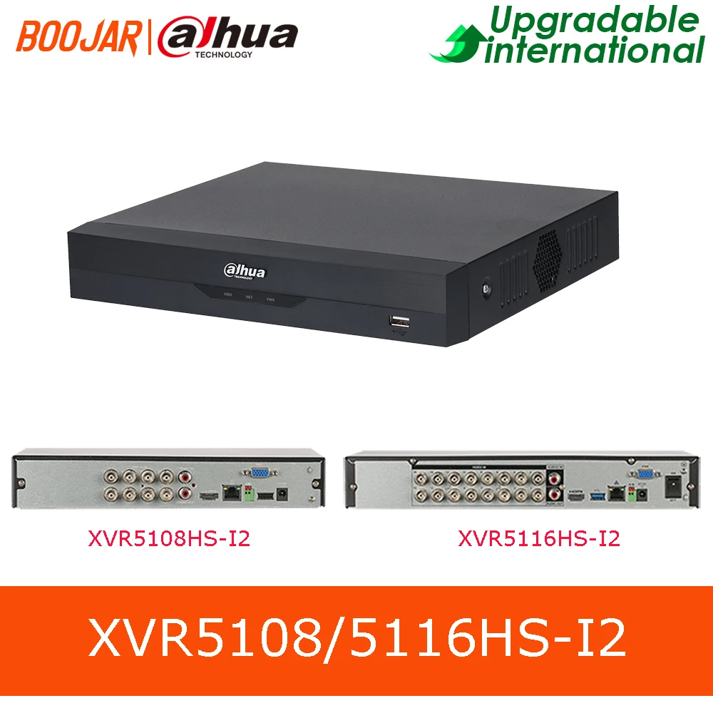 Цифровой видеорегистратор Dahua компактный XVR5108HS-I2 XVR5116HS-I2 8/16 каналов 5M-N/1080P 1U 1HDD |