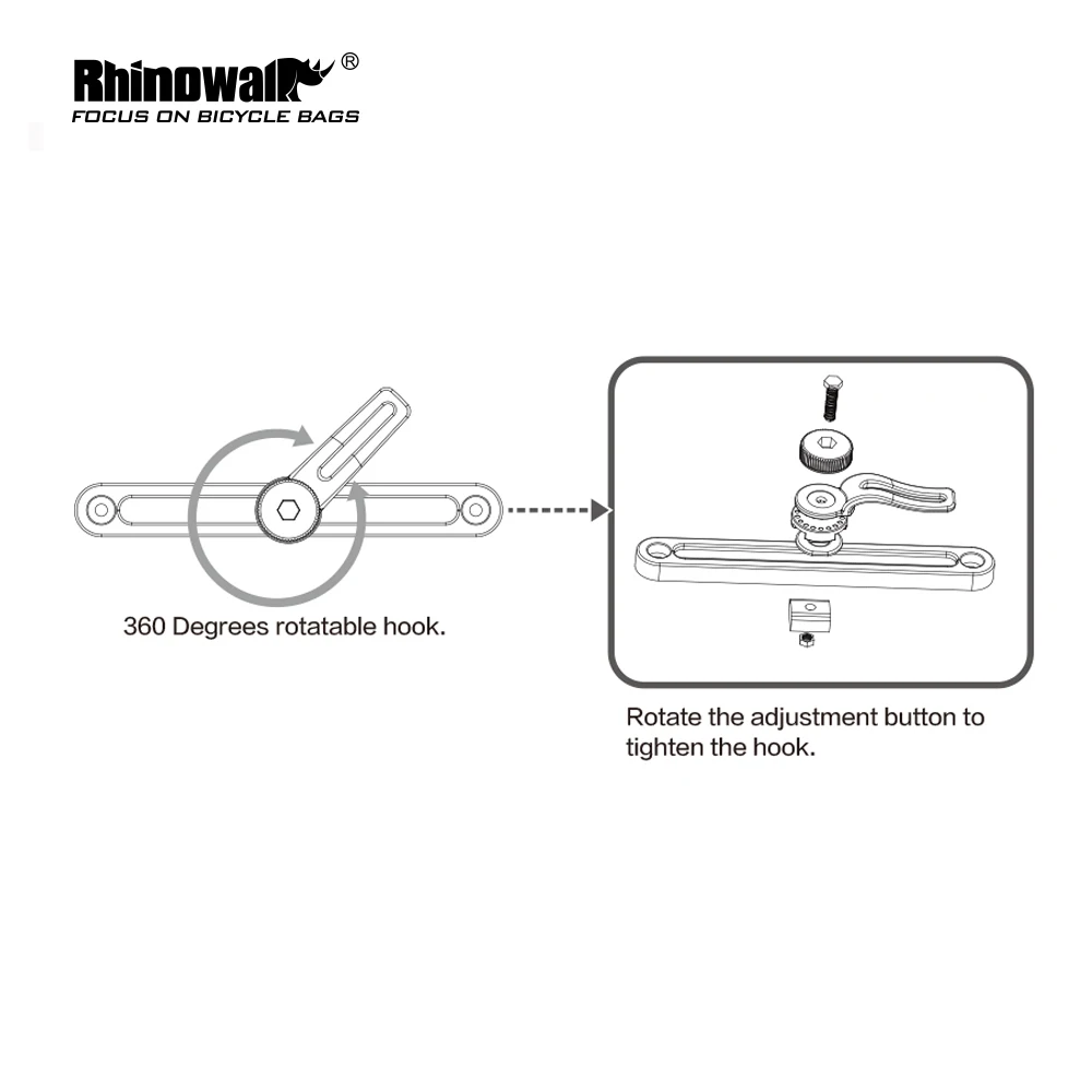Rhinowalk велосипедная сумка с пряжкой аксессуары для велосипедной сумки ниже части