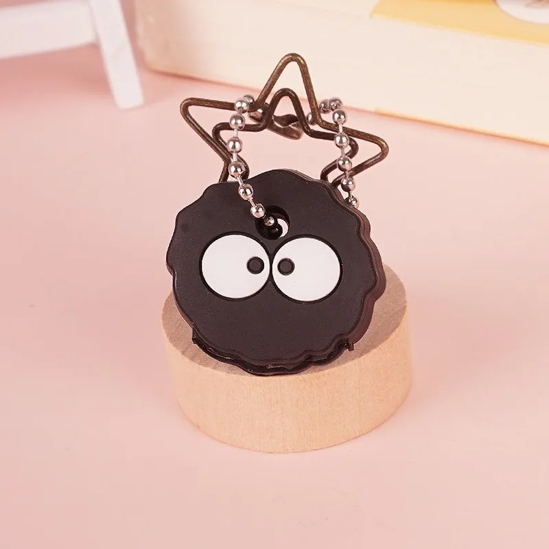 Cartoon Bear Key Holder with Keyring for Women Student Gift Silicone Cute Puppy Pendant Keychain Key Organizer Dust Cover 1PC key caps covers,keychain case cover