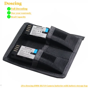 

2PCS DMW-BLF19 DMW BLF19 BLF19 BLF19E BLF19e Camera Battery DMW-BLF19PP for Panasonic Lumix GH3 GH4 GH5