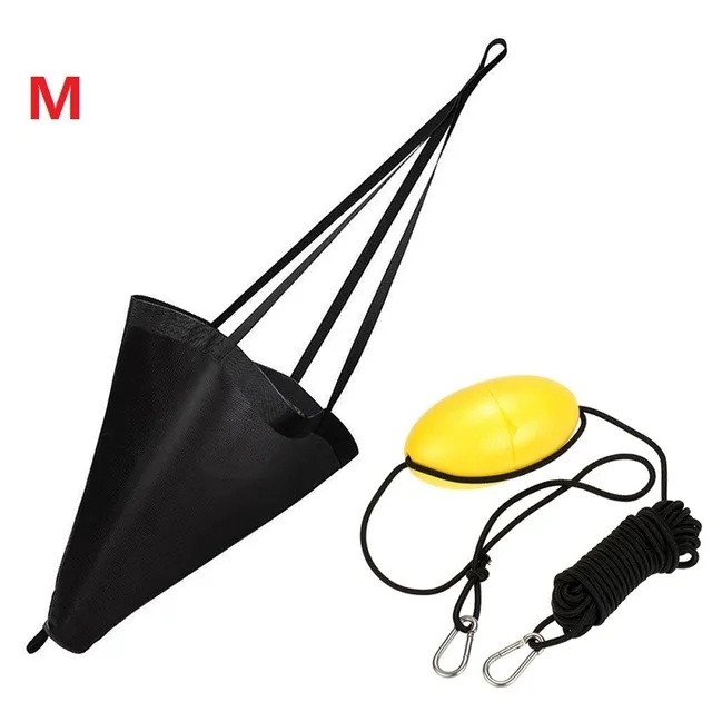 M Mounchain 1" /32"/4" /53 'Drogue морской якорь поплавок для морского Каяка дрейф 15-30ft Троллинг Дрифт носок тормоз рыбацкая лодка яхта - Цвет: M